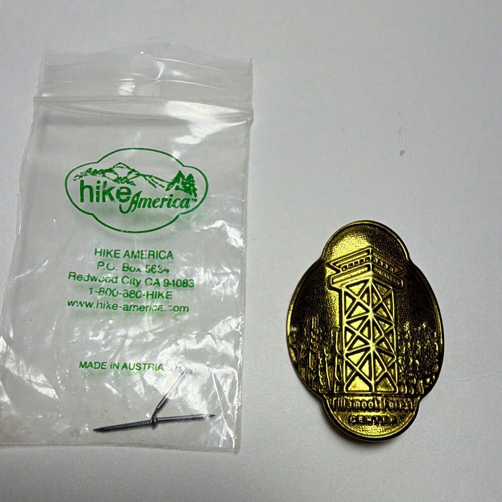 Tillamook Forest Center Observation Tower Souvenir Travel Pinback Pin